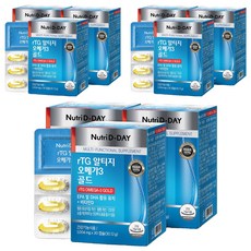 뉴트리디데이 rTG 알티지 오메가3 골드, 30정, 9개