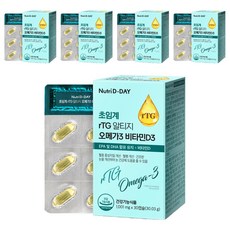 Nutri D-DAY 超臨界rTG Omega-3維他命D3膠囊, 5個, 30顆