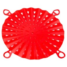 mommy's table 圓形矽膠蒸籃, 紅色