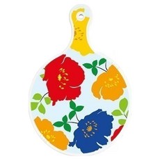 Roem Design 雙面圓形上菜砧板 菊花藍綠色, 秘色櫻桃, 1個