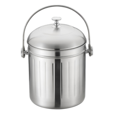 QUEEN SENSE 多功能廚餘桶, 不鏽鋼, 1個