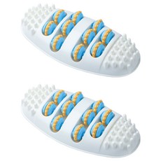 에코벨 롤링 발바닥 마사지기, 2개, 화이트