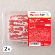 선진포크 한돈 오겹살 구이용 (냉장), 1kg, 2개
