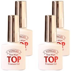 Bonjel 免擦拭上層凝膠, 單一顏色, 5g, 4個