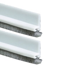 Yoromkorom 參觀商用玻璃前門防風風衣寬度 25 mm白色, 2個