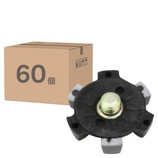 螺絲型高爾夫球鞋釘, 混和顏色, 60個
