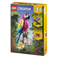 레고 크리에이터 31144 이국적인 앵무새, 핑크색, 1개