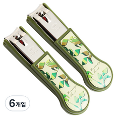 CHILSUNG 設計款指甲剪, 綠色, 6個