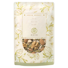 GreenMarket 菓青市集 元氣綜合堅果 低溫烘焙/無調味/原味, 230g, 1包