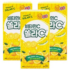 쏠라씨 비타민 C 레몬맛, 80정, 3개