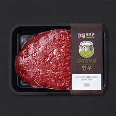 목우촌 정직한목장 한우 불고기용 1+등급 (냉장), 300g, 1팩