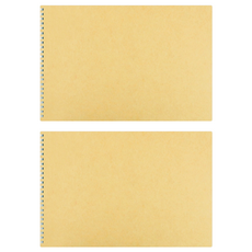 珠友文化 13K雙圈繪圖本 40張 NQ-63303-02 30.2 x 21.4 x 1cm, 2本, 牛皮