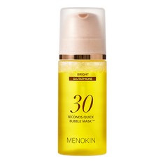 MENOKIN 30秒快速泡泡麵膜 亮白, 1個, 1入