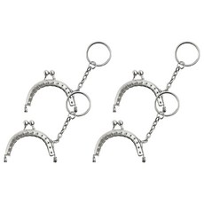 Happy Bears Petit 嬰兒口金 5.2cm, 銀色, 4個