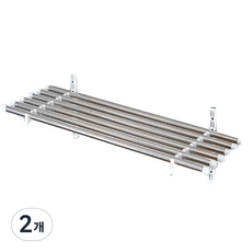 Atexmall 不鏽鋼桿式層架 A型 100cm, 2個, 單一顏色