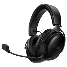 HYPERX Cloud III Wireless 颶風3 無線電競耳機, 77Z45AA, 黑色