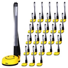 deLi 得力 微笑桌上型固定式原子筆 0.5mm E6793, 黑色, 24個