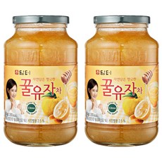 담터 꿀유자차, 1kg, 2개, 1개입