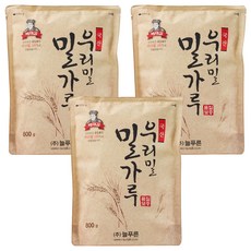 배대감 우리밀 밀가루, 800g, 3개