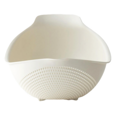 marna 3WAY 小鳥造型瀝水籃, M, 白色, 1個