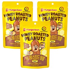 Murgerbon 蜂蜜烤花生, 110g, 3包