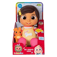 CoComelon 可可瓜 好朋友Nina玩偶，商品單入包裝尺寸17.8 x 14 x 23.5 cm，建議年齡3歲以上, 1個, 黃色