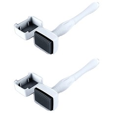 리프티 더마스탬프 140핀 MTS 홈케어 미용기기 0~3.0mm, 흰색, 2개