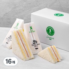 그린래빗 삼색샌드위치, 80g, 16개
