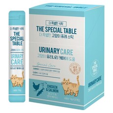 더특별한식탁 더 특별한 고양이 퓨레스틱, 유리너리 케어, 14g, 30개 유리너리 케어, 14g, 30개