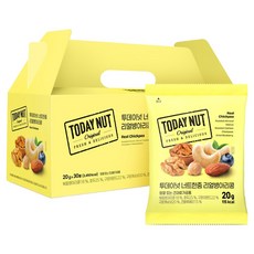 투데이넛 너트한줌 리얼병아리콩 30p 견과세트 600g, 1세트