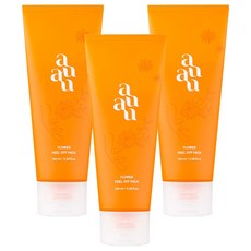 auau 花朵毛孔清潔可撕式凝膠面膜, 1入, 3個