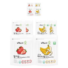 내아이애 동결건조 과일칩 딸기 3p + 유기농바나나 3p, 2세트