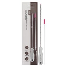 마더케이 빨대 세척솔 2종 세트, 1세트, 화이트