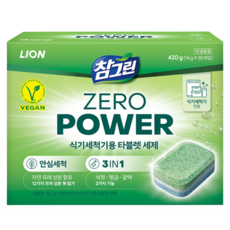 Chamgreen Zero Power 洗碗機專用洗碗錠 30入, 420g, 1盒