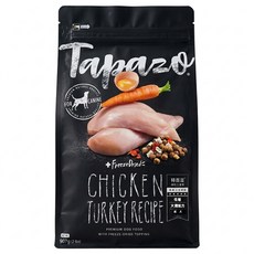 Tapazo 成犬 凍乾三重奏, 低敏火雞配方, 907g, 1袋