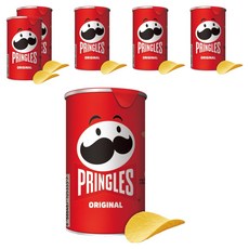 프링글스 오리지날 감자스낵 스몰 캔, 53g, 6개