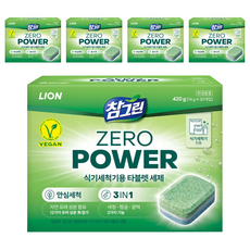 Chamgreen Zero Power 洗碗機專用洗碗錠 30入, 420g, 5盒