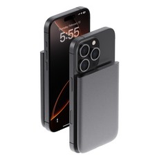스태틱 맥플러스2 맥세이프 보조배터리 5000mAh, 스페이스 그레이, STC-MPBP2