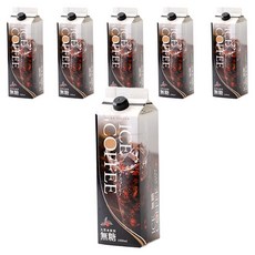 Seiko coffee 冷萃黑咖啡, 6個, 1L