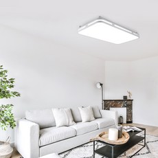WONHA 三星晶片 Xai 客廳燈 吸頂燈 照明 LED60W 無頻閃, 白色(晝光色)