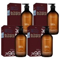 헤트라스 심콩 두피볼륨 탈모완화 기능성 샴푸 플라워파크, 1.013L, 4개