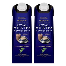 MORIYAMA 守山乳業 喫茶店の味 皇家奶茶, 1L, 2瓶