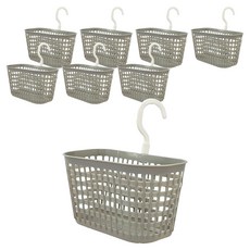 abm 多功能掛勾籃, 灰色, 8個
