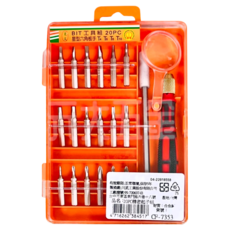 東久 精密起子組 20PC 星型六角板手 T4 T6 T8 T10, 1組