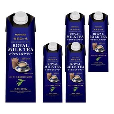 MORIYAMA 守山乳業 喫茶店の味 皇家奶茶, 1L, 5瓶