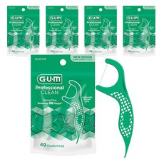 검 프로페셔널 클린 플로서 민트향 #891 일회용 치실(40개입), 40개입, 5개