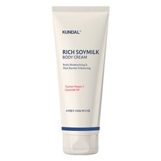 KUNDAL 昆黛爾 豆奶保濕身體乳 濃醇香草香, 200ml, 1條