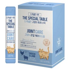 더특별한식탁 더 특별한 고양이 퓨레스틱, 관절 케어, 14g, 30개 관절 케어, 14g, 30개