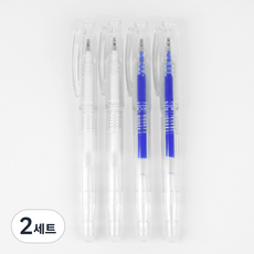 소잉바이핸드 아이롱펜 1mm 4p 세트, 화이트, 화이트, 블루, 블루, 2세트