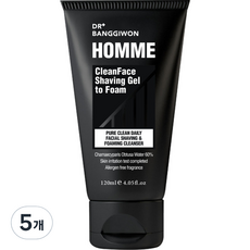 Dr. Bang Ki-Won 剃須凝膠泡沫, 120ml, 5個